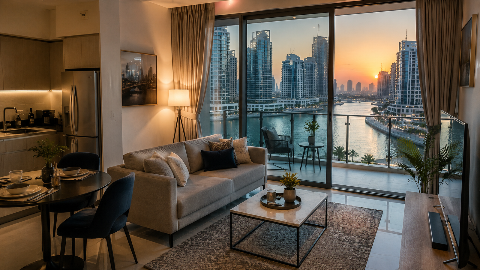 Furnished Business Bay apartment representing Dubai rental income for Australian property investors