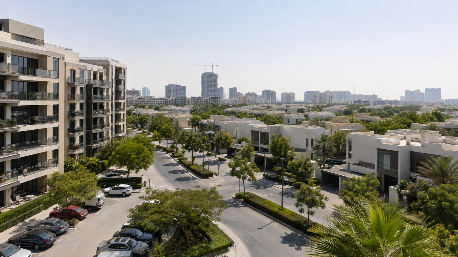 Dubai apartments and family villas representing different housing rent markets for property investors
