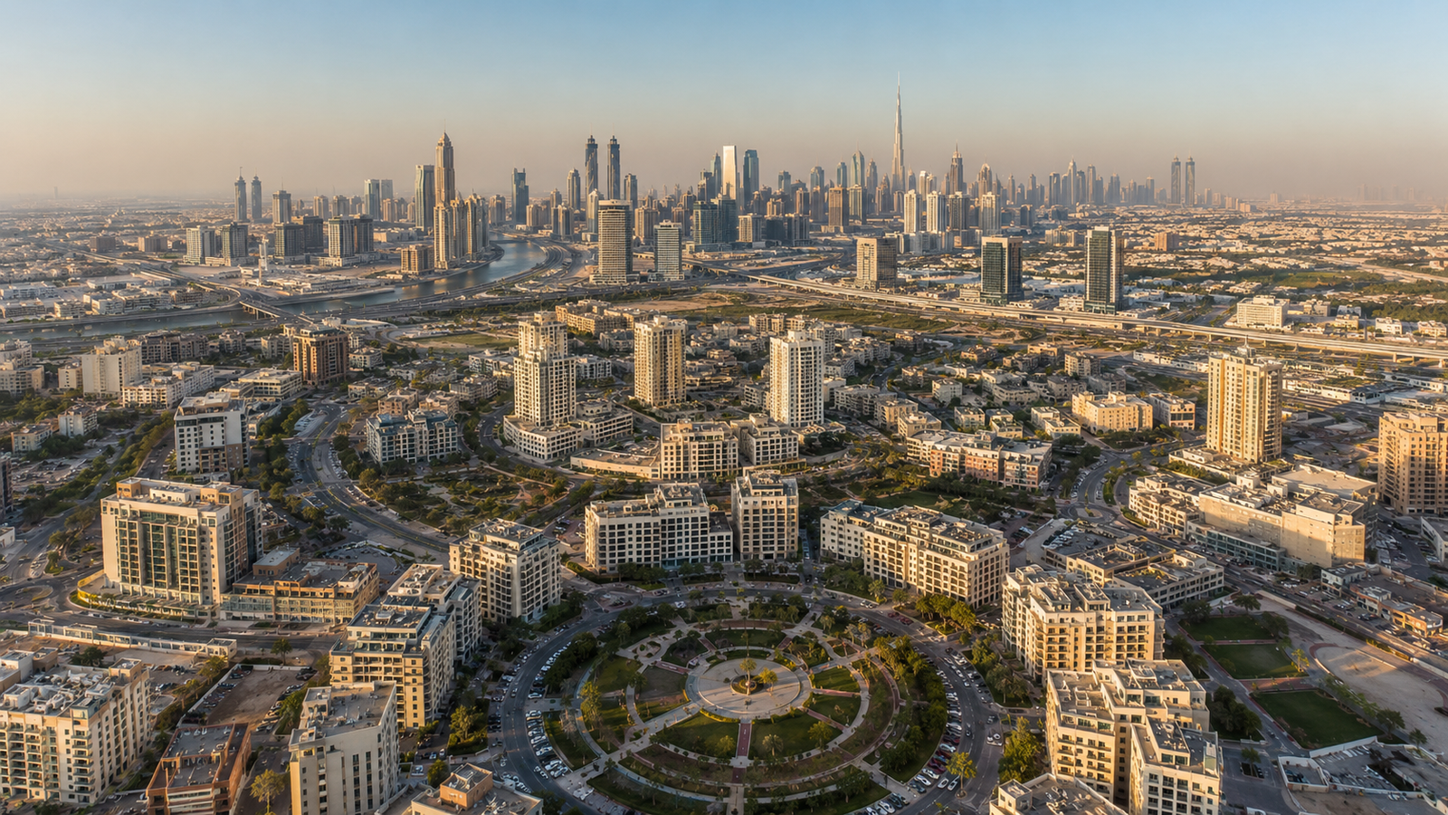 JVC and Business Bay representing different Dubai rental zones and housing rent levels