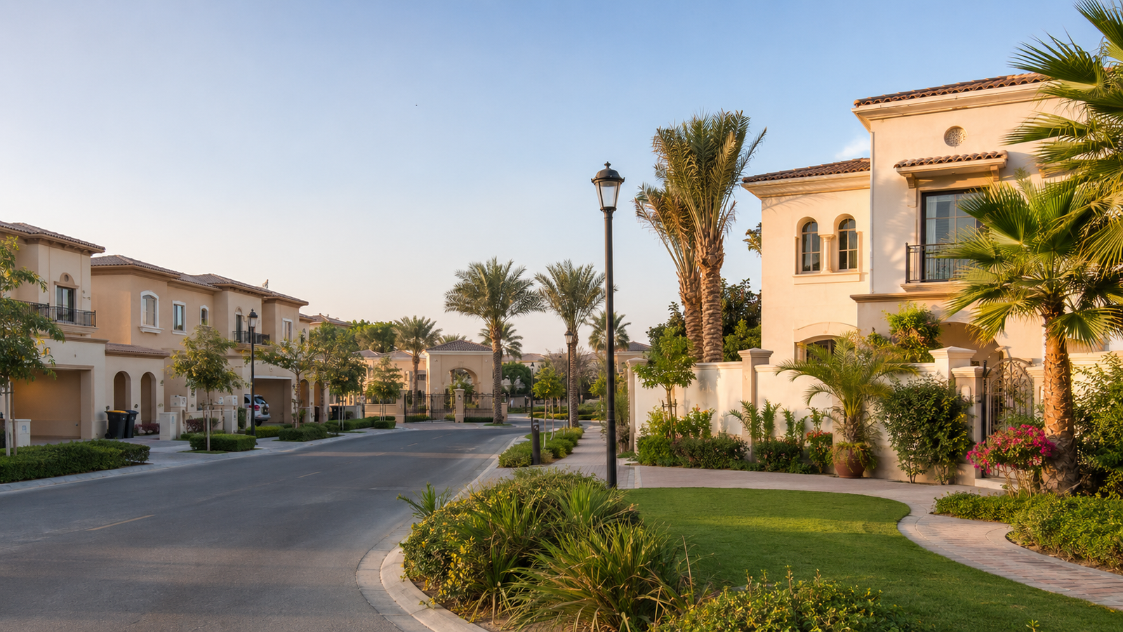 Dubai villas and townhouses showing different types of houses available to buyers