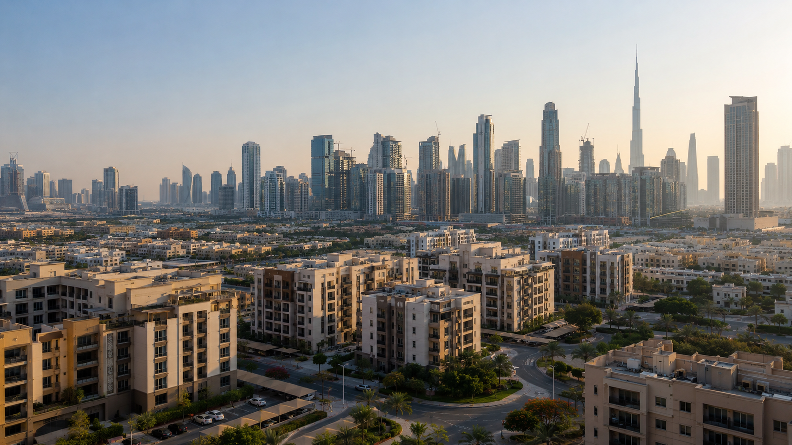 Dubai apartment districts showing how flat prices vary by location