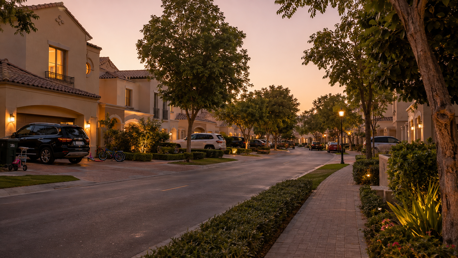 Established Dubai villa community representing long-term family rental demand and house ownership